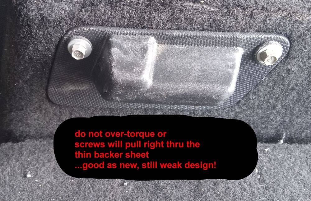 Ford Mustang Mach-E I can't believe the repair costs. Watch weight in the rear. 02 1 in roofing screws
