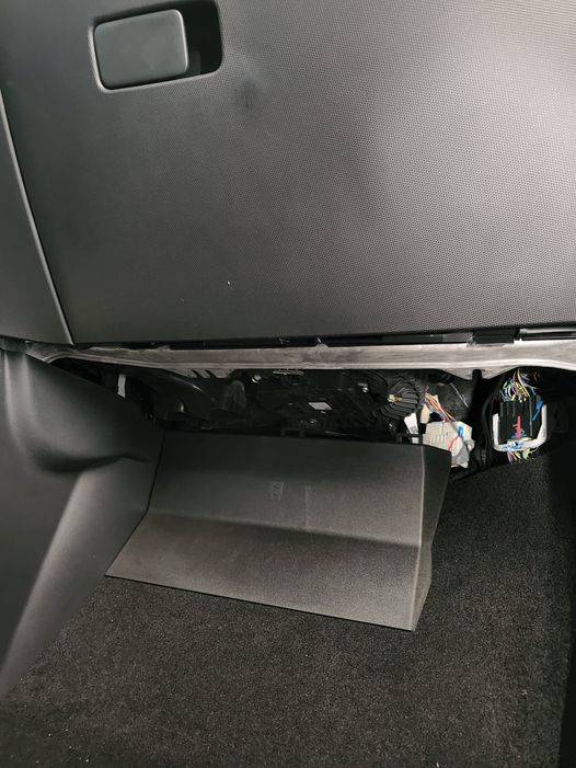 Ford Mustang Mach-E Cover Below Glovebox was never provided cover