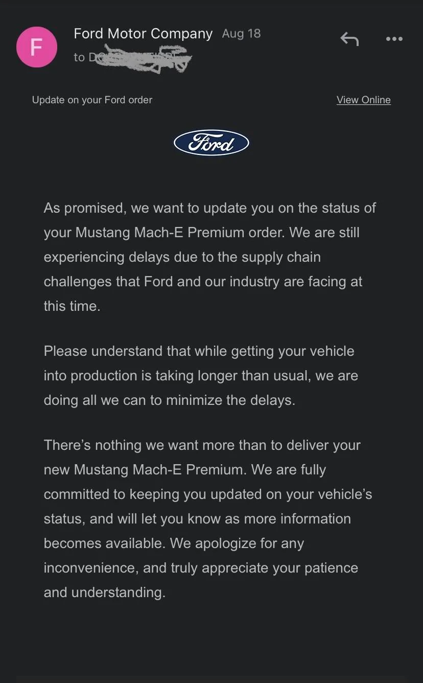 Ford Mustang Mach-E ⏰ Mach-E Scheduling Retail Orders Only Next Week (8/15) DC4A671D-0F8B-4475-99F9-527BD629A584