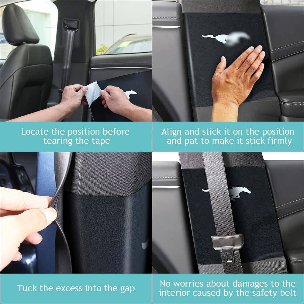 Ford Mustang Mach-E Seat Belt Pillar Protector 61vZY88PtfL._AC_SL1000_