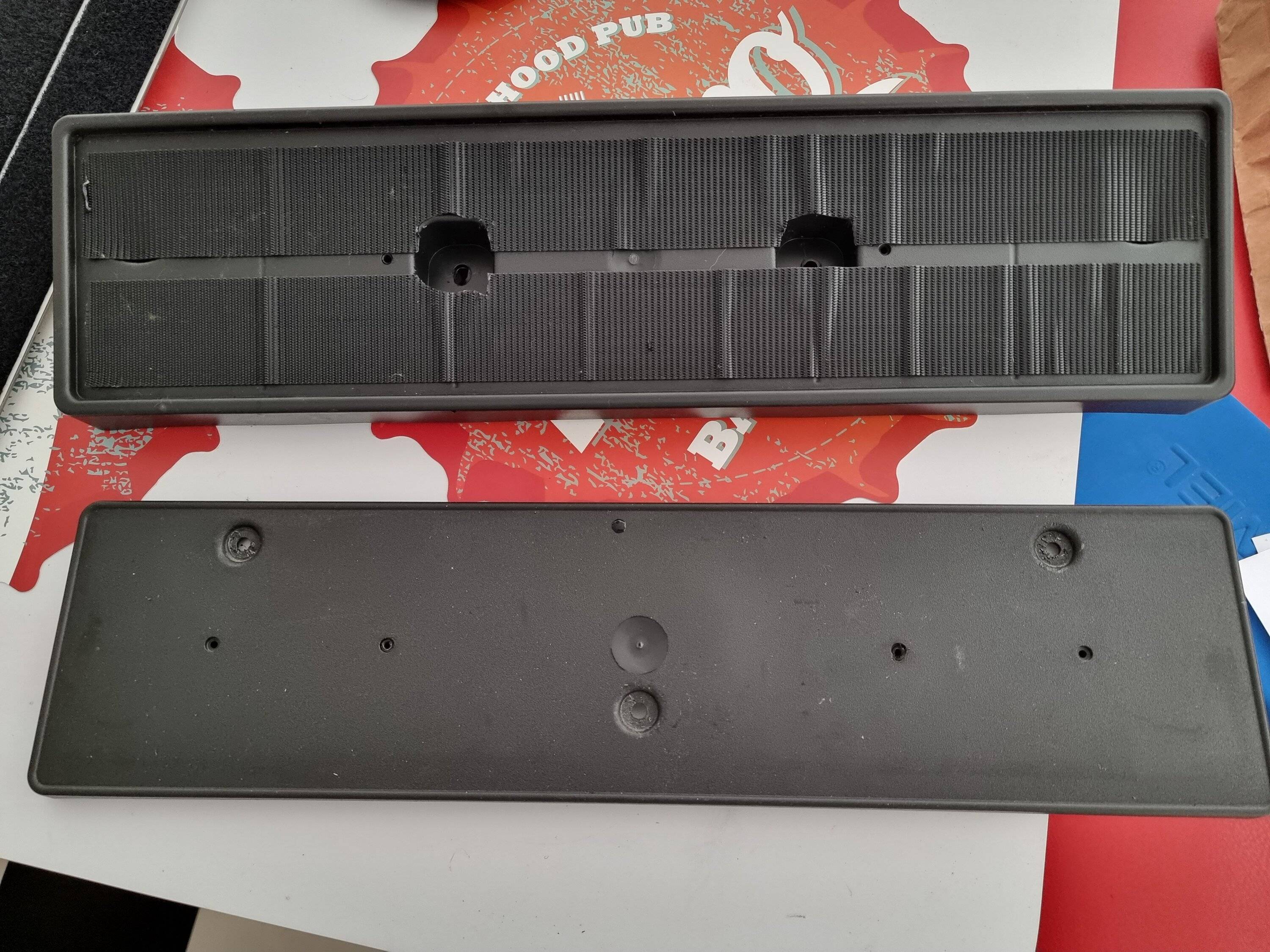Ford Mustang Mach-E Number plate brackets 20220823_143915
