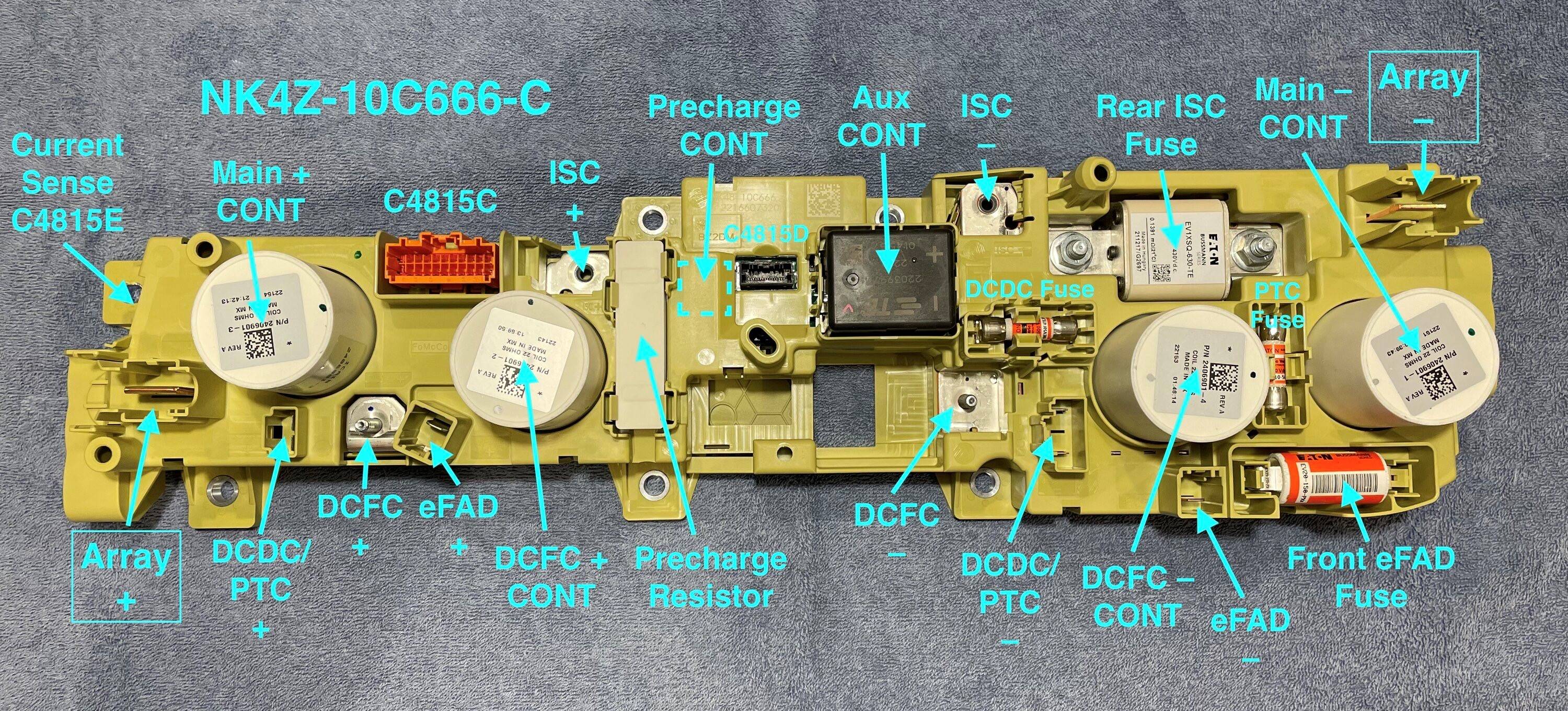 Ford Mustang Mach-E Safety Update done HVBJB WITH LABELS