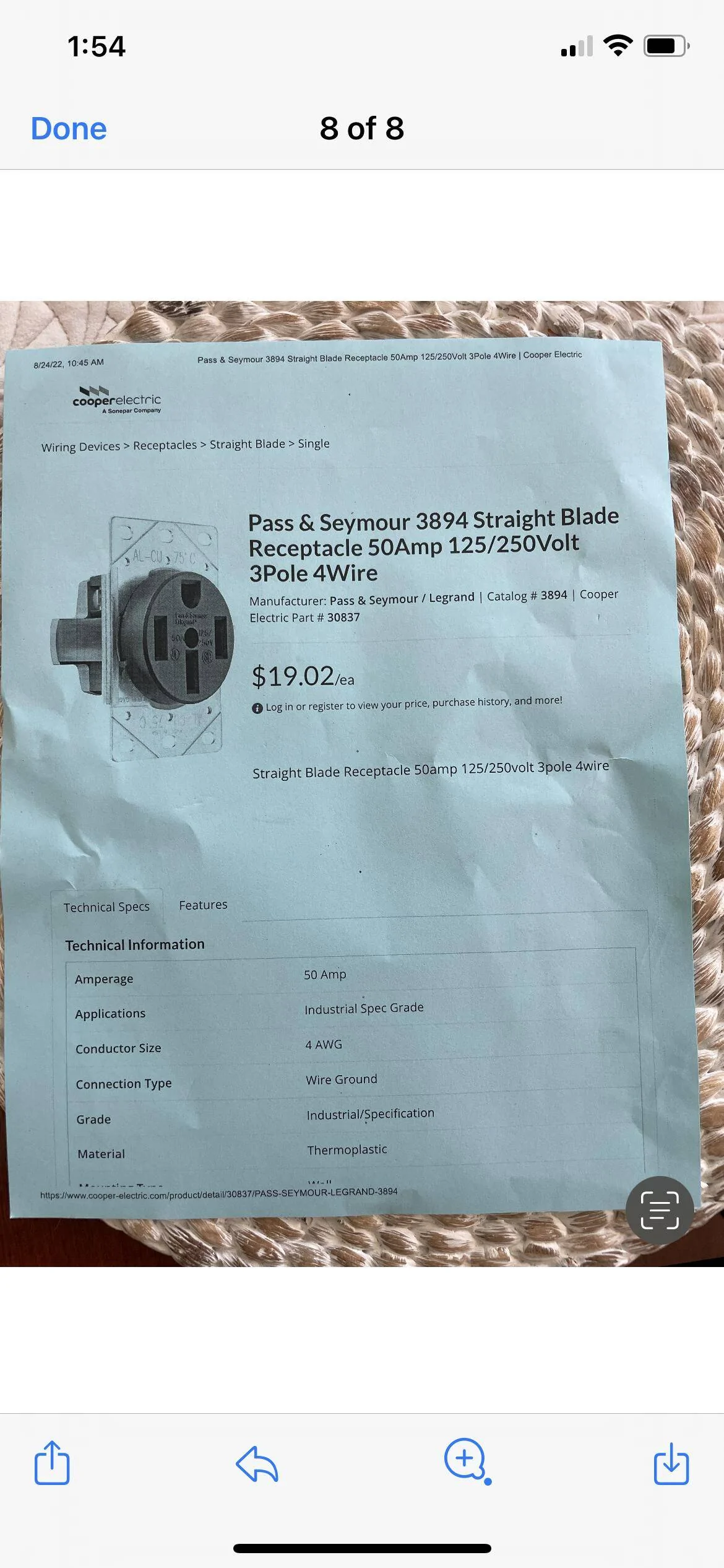 Ford Mustang Mach-E Burned out wall receptacle and plug. ugh (JuiceBox 40) Industrial grade outlet