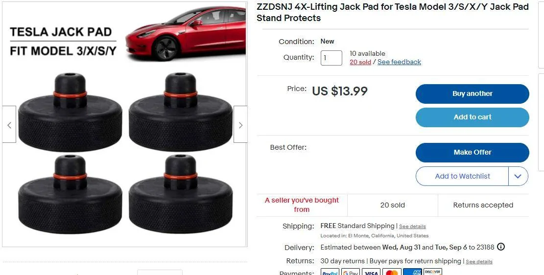 Ford Mustang Mach-E [POLL] Mustang Mach-E-Specific Jack Pads 1661473861760