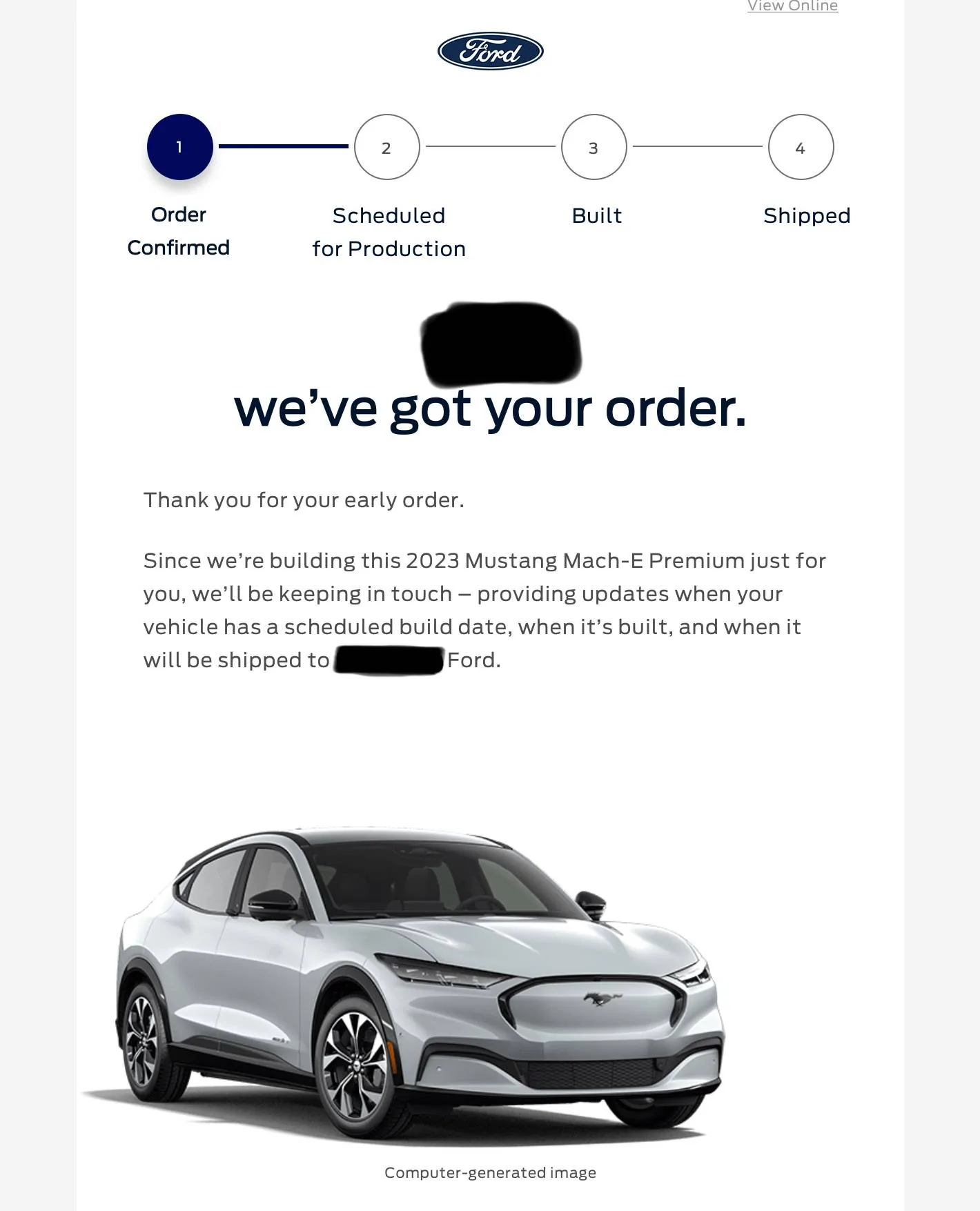 Ford Mustang Mach-E Who ordered a 2023 today?  Post up some pics/share what you ordered! 57F3B432-5F74-45EA-BADB-87F8F6508DCE