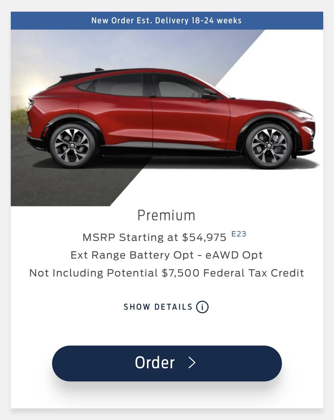Ford Mustang Mach-E “Private offer” anyone? 1FC9A8F7-1FCF-450B-8EA8-81D10601849C
