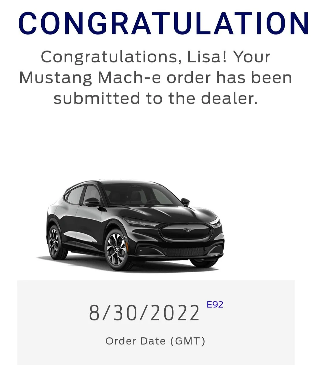 Ford Mustang Mach-E Who ordered a 2023 today?  Post up some pics/share what you ordered! 20220831_051728