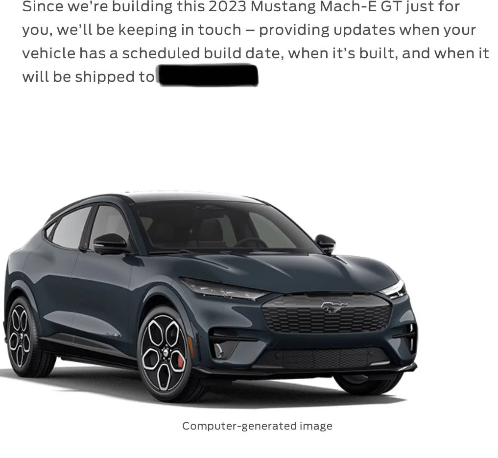 Ford Mustang Mach-E Who ordered a 2023 today?  Post up some pics/share what you ordered! CBB5657F-AD48-4F04-B237-5831565FB087