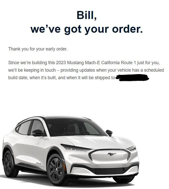 Ford Mustang Mach-E Who ordered a 2023 today?  Post up some pics/share what you ordered! image~2