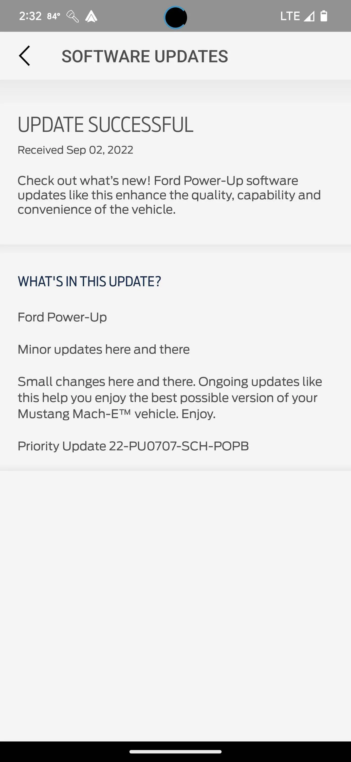 Ford Mustang Mach-E OTA Priority Update 22-PU0707-SCH-POPB Screenshot_20220902-143206