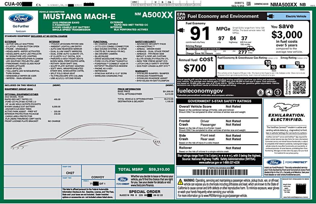Ford Mustang Mach-E 9/12/22 Build Week Chat 1662187491714