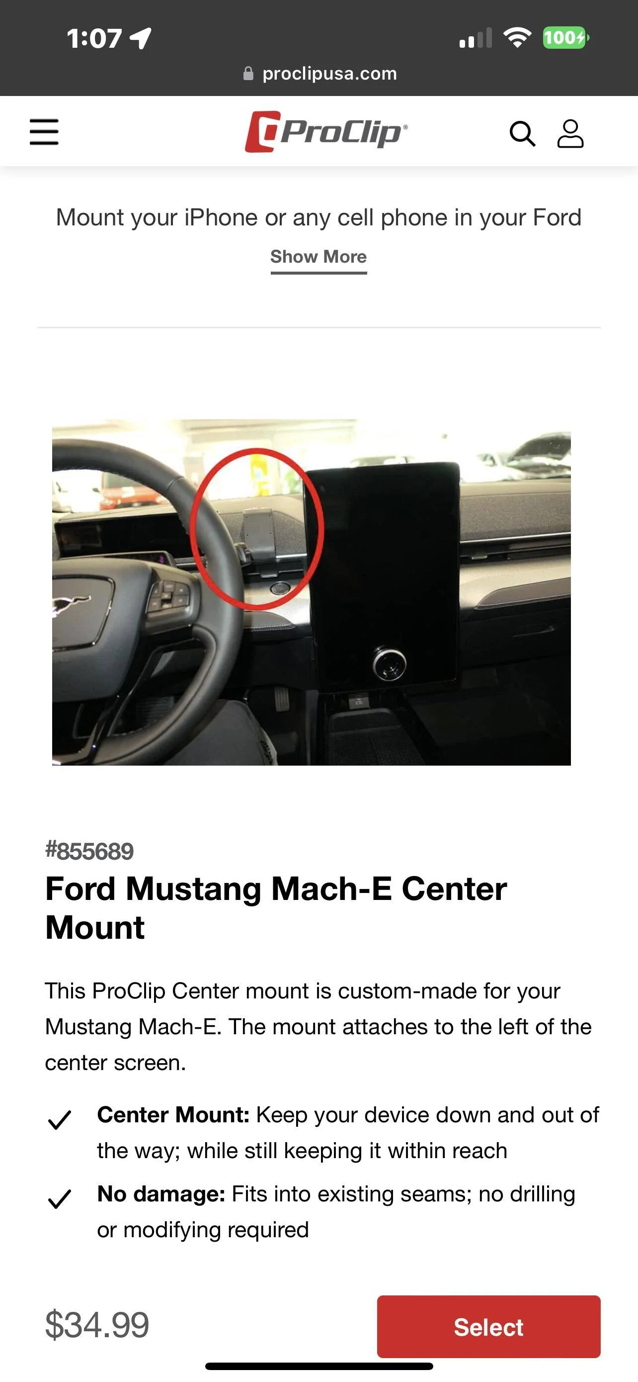 Ford Mustang Mach-E Anyone find a phone mount for the Mach-E dashboard? B110BAD6-6D6E-483A-B11F-7B8638BD7D7A