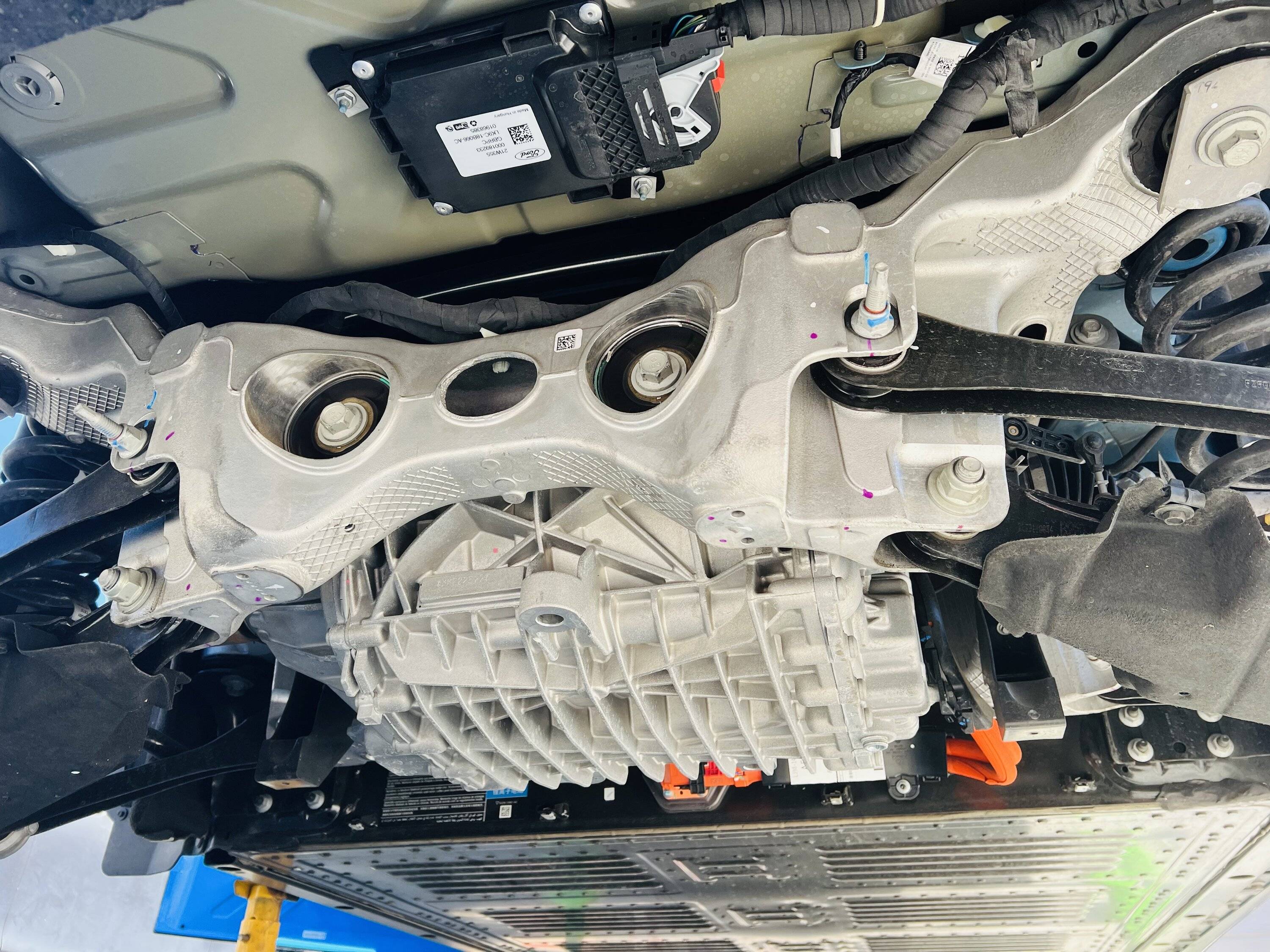 Ford Mustang Mach-E Steeda Front Sway Bar! It is awesome. Transforms the car into what it should be. EE25536C-50BF-4DAA-B078-89AD820C2A50
