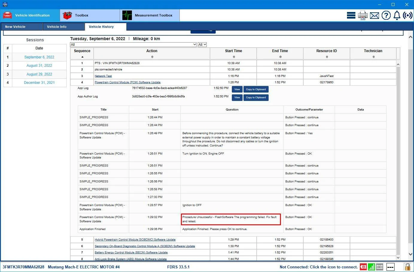 Ford Mustang Mach-E Post here if you have an active FDRS account and are willing to look up info for others 3FMTK3R70MMA62828-6-Sep-22work