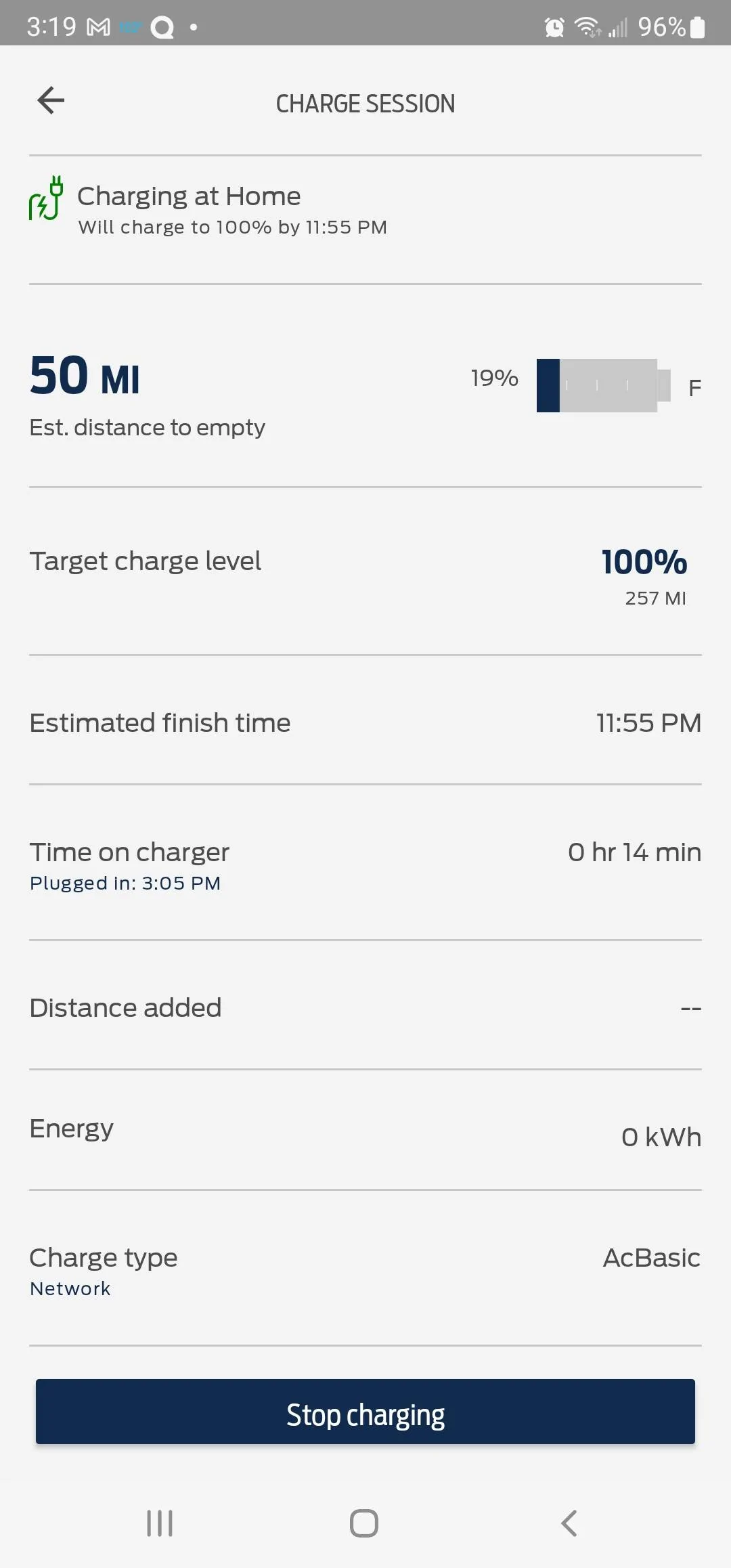 Ford Mustang Mach-E Charging to 100% when limit set to 90% Screenshot_20220908-151958_FordPass