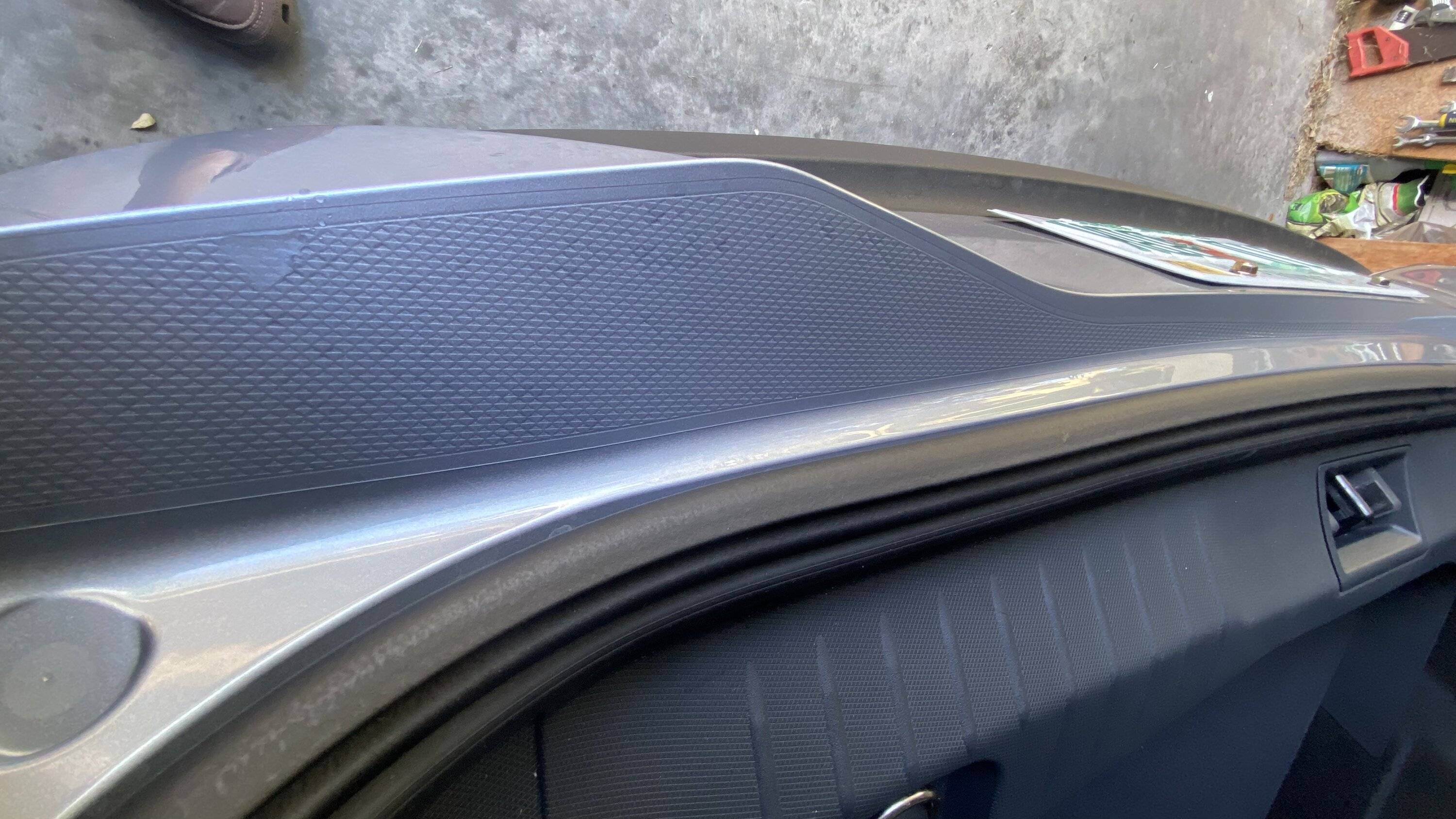 Ford Mustang Mach-E It’s a G string -- Ford rear bumper protector installed 0C6A432B-B971-4672-A25A-3D4FCE50A3CB