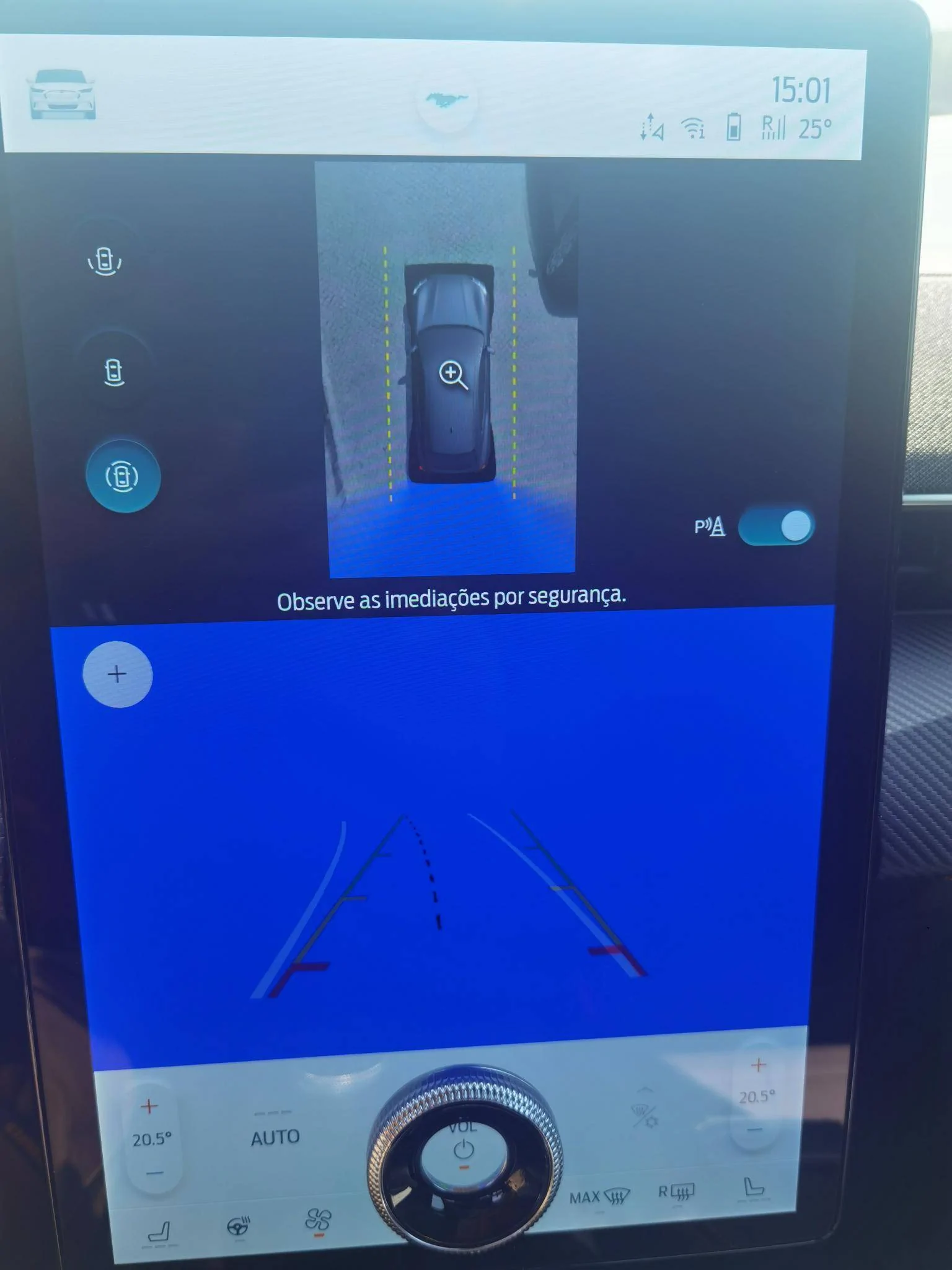 Ford Mustang Mach-E 360 Camera problem, blue blur IMG_20220810_150219