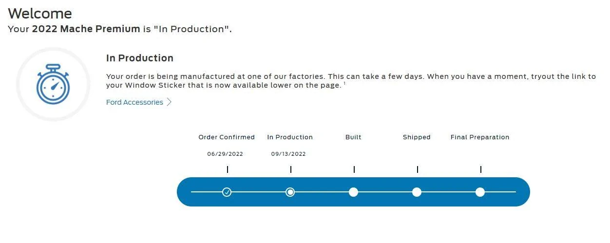 Ford Mustang Mach-E 9/12/22 Build Week Chat Captur