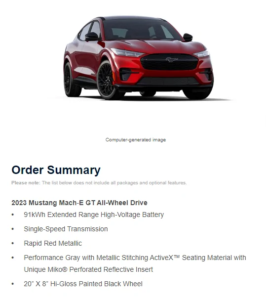 Ford Mustang Mach-E Who ordered a 2023 today?  Post up some pics/share what you ordered! 1663366065251