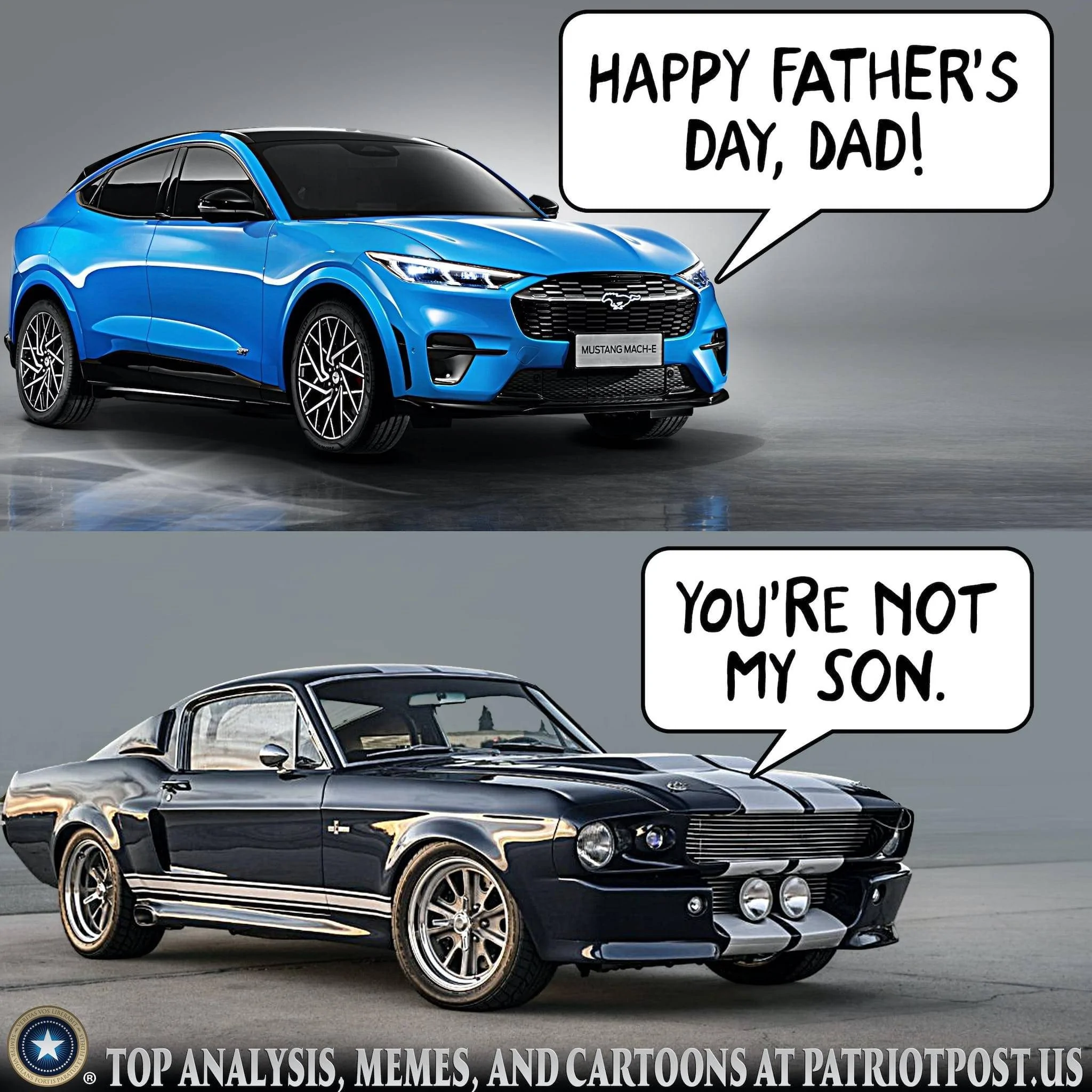Ford Mustang Mach-E Happy Fathers Day IMG_6498
