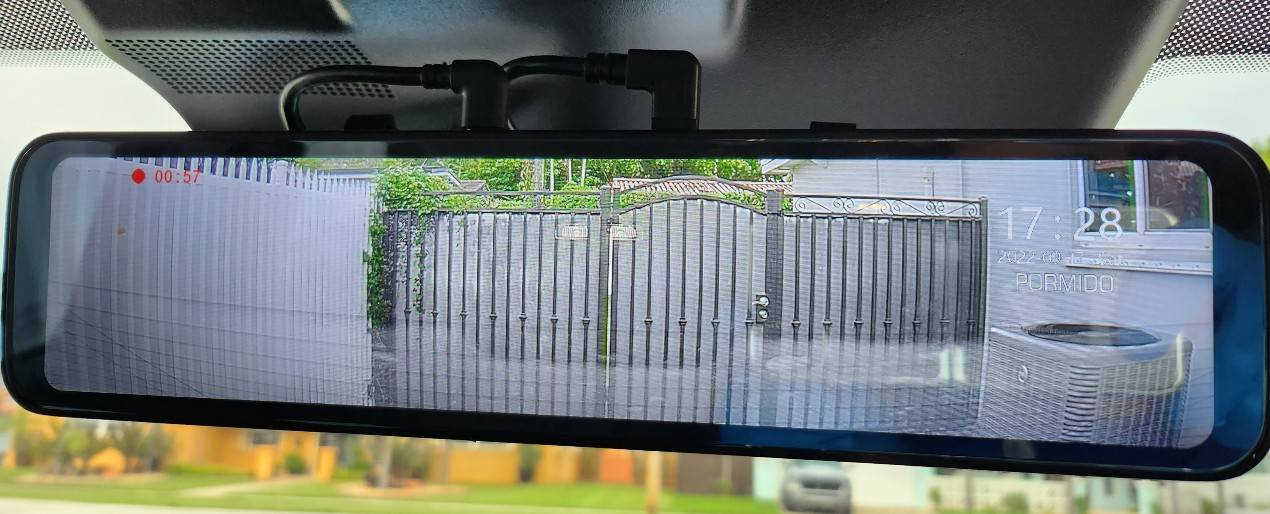 Ford Mustang Mach-E Digital Rearview Mirror Installed after