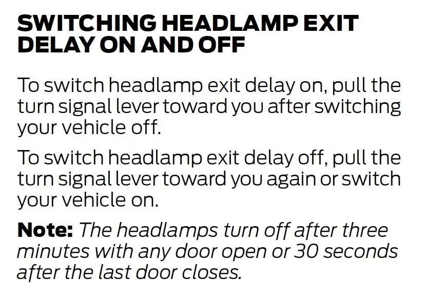 Ford Mustang Mach-E Headlight Delay Screen Shot 2022-09-19 at 11.56.30 AM