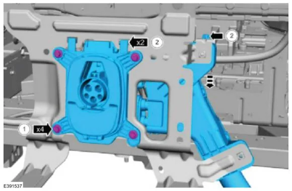 Ford Mustang Mach-E TSB 22-2355 - Illuminated Charger Service Required Indicator In The IPC And/Or Multiple DTCs imagen2