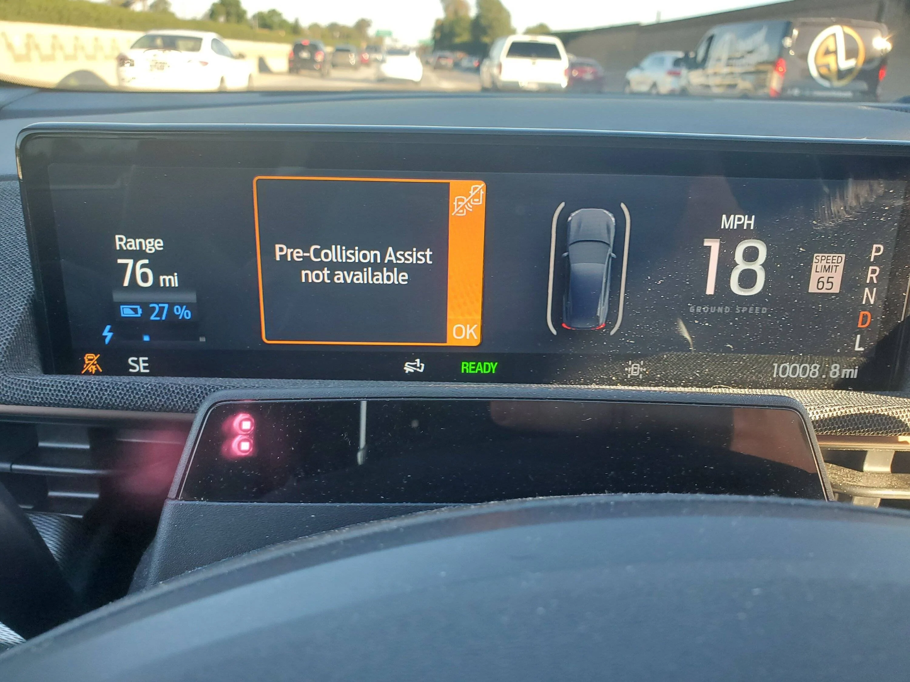 Ford Mustang Mach-E Front Camera Fault & Pre-Collision Assist Not Available Errors 20220919_172625
