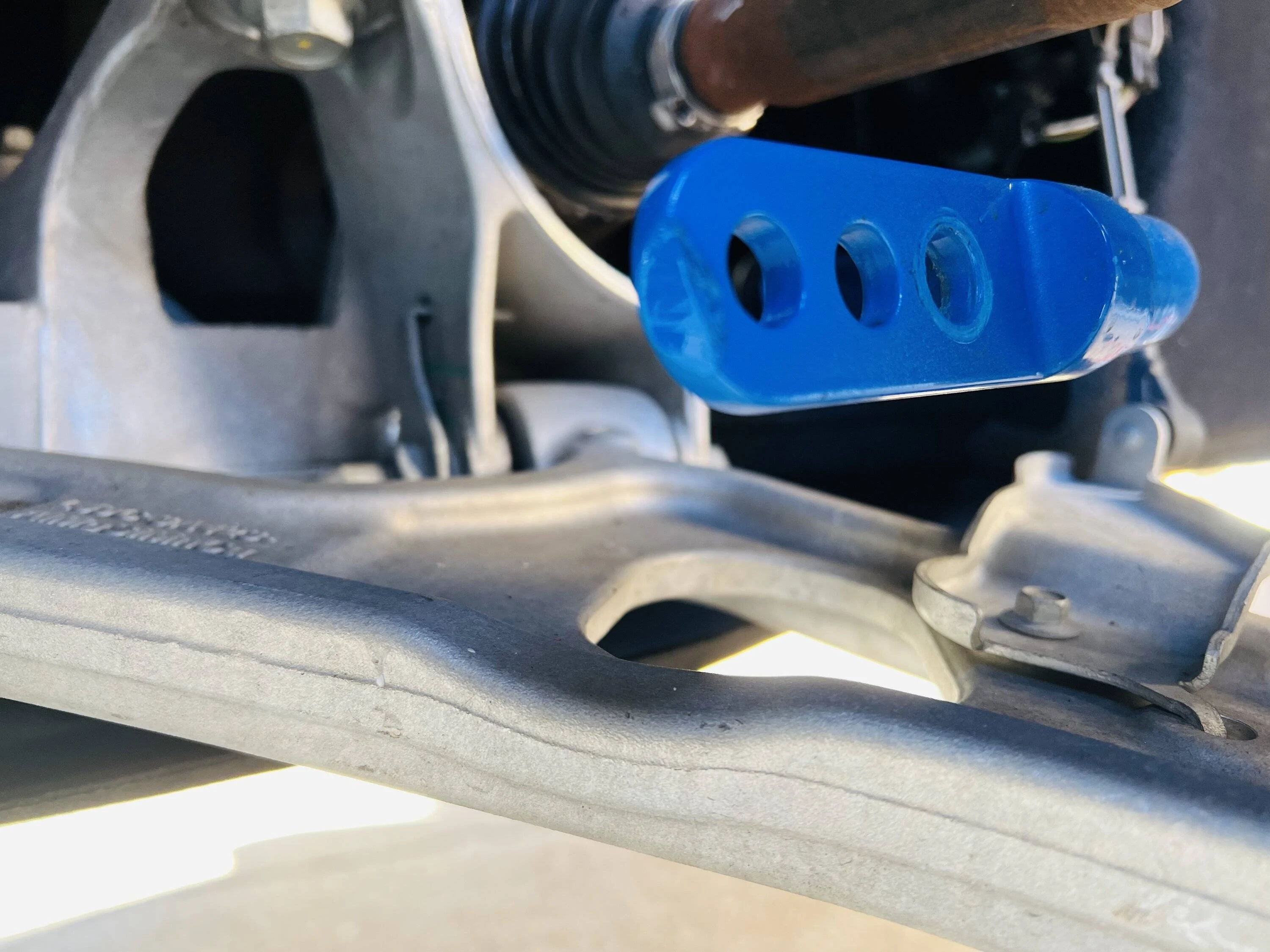 Ford Mustang Mach-E Steeda Front Sway Bar! It is awesome. Transforms the car into what it should be. 3C3B3541-6162-4918-B3B3-B48198997303