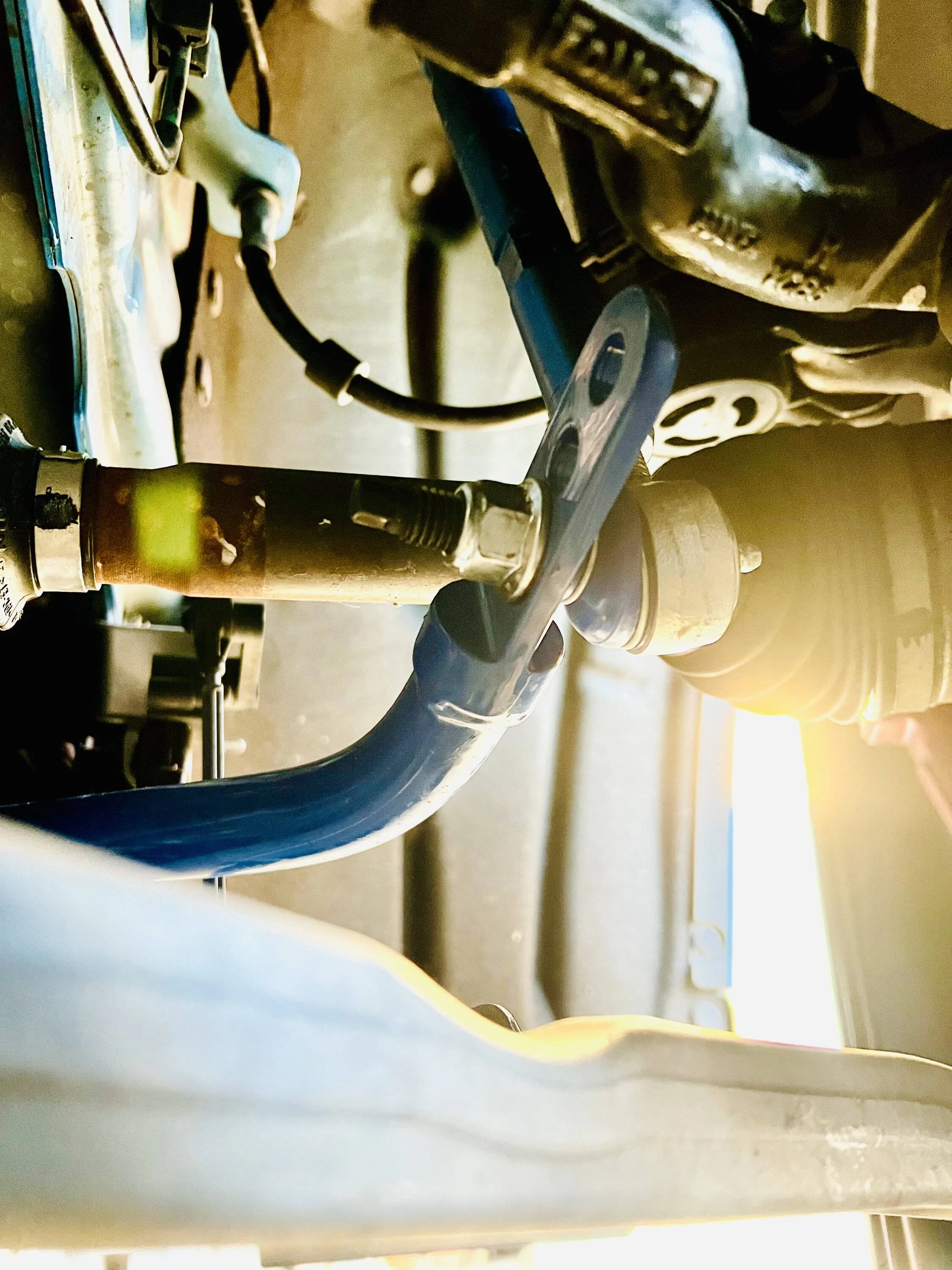 Ford Mustang Mach-E Steeda Front Sway Bar! It is awesome. Transforms the car into what it should be. 32DF11D0-7CF8-496D-85DB-114FFB9BB67E