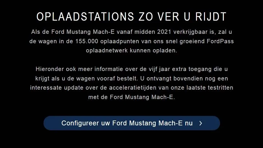 Ford Mustang Mach-E Dutch people that ordered a Mach-E? mail-fordBE