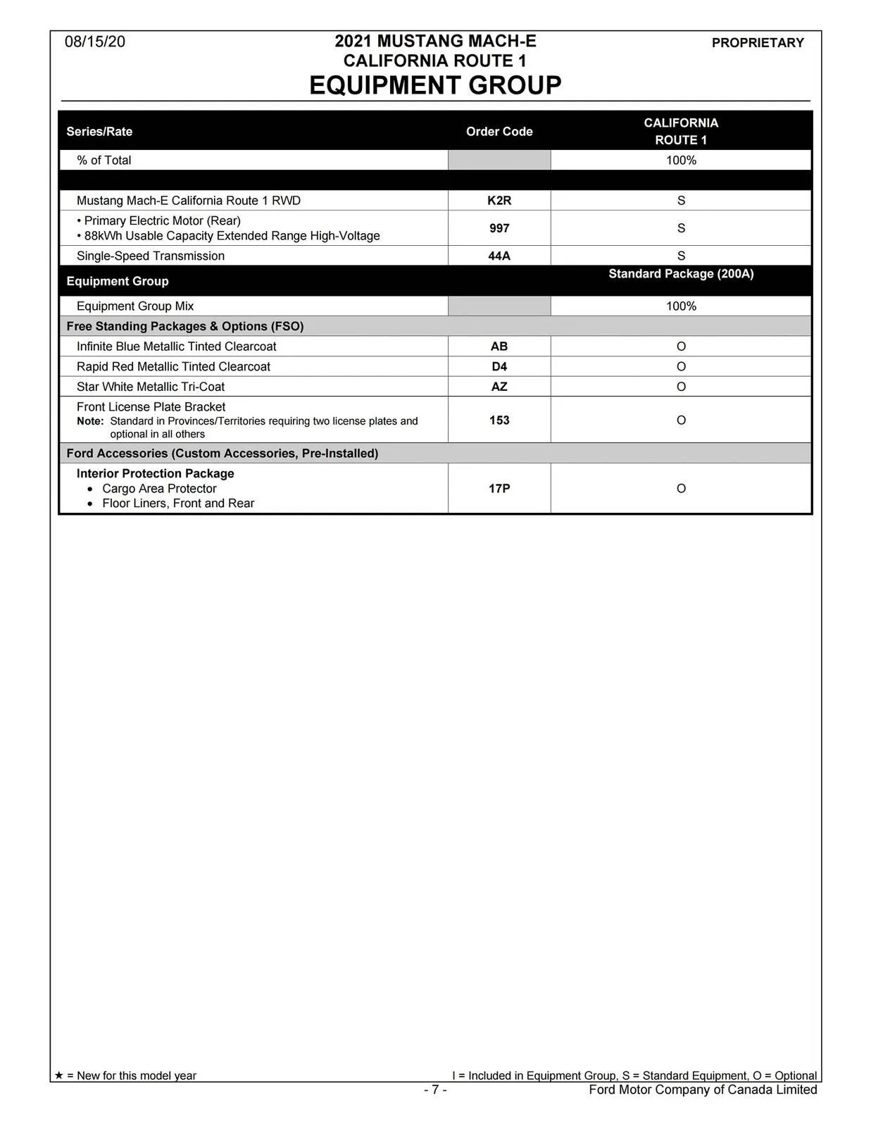 Ford Mustang Mach-E [Canada] 2021 Mach-E Order Guide 2021 Mustang Mach-E Order Guide (Canada)_page_07