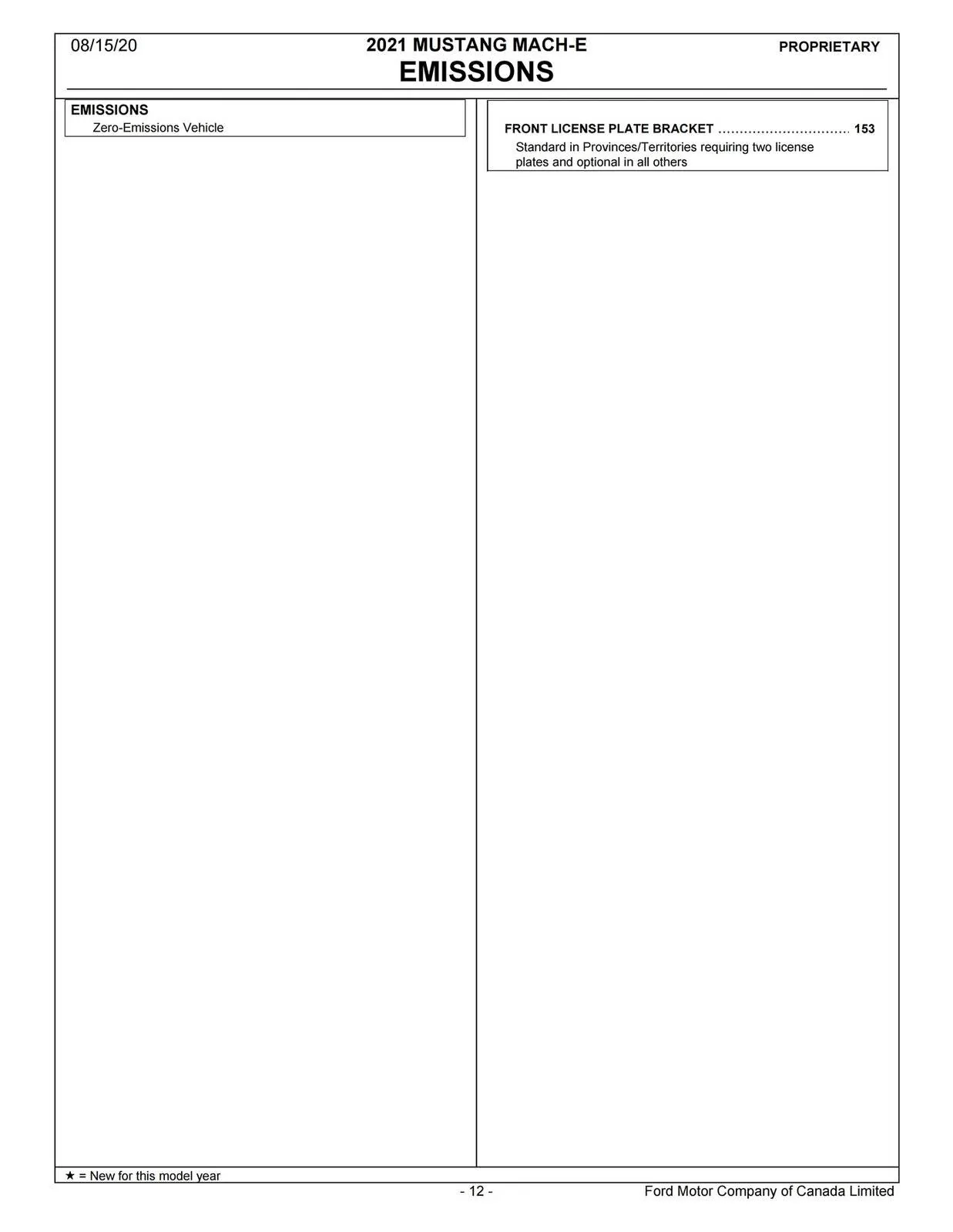 Ford Mustang Mach-E [Canada] 2021 Mach-E Order Guide 2021 Mustang Mach-E Order Guide (Canada)_page_12