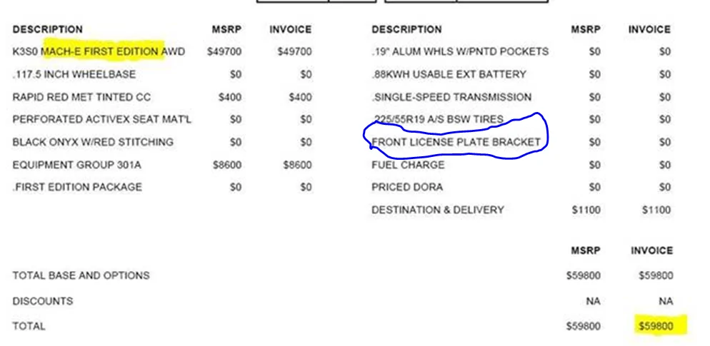 Ford Mustang Mach-E Confirm Options/Color Prior to Build? 1605298246779