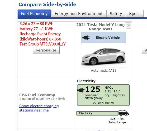 Ford Mustang Mach-E Mileage for Extended Range Mach-E Models Revealed in EPA Emissions Certifications Untitled-1