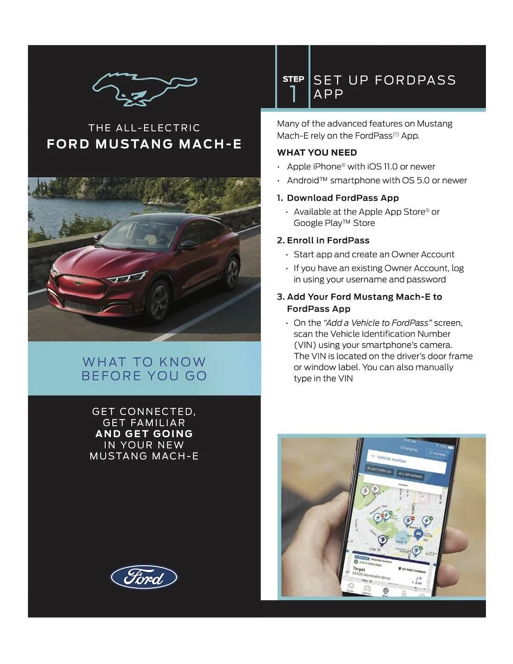 Ford Mustang Mach-E Mach-E FordPass App Guide [PDF] Mustang-Mach-E-Pocket-Guide-1