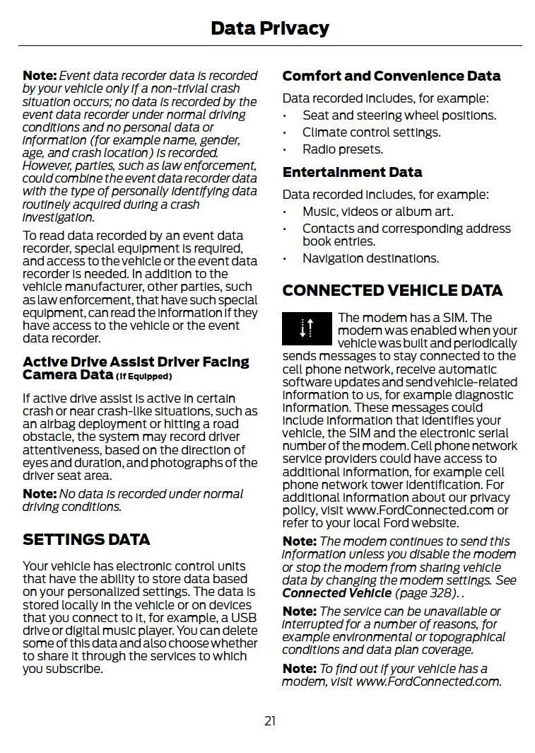 Ford Mustang Mach-E 2021 Mach-E User Owners Manual Now Available! Screen Shot 2020-11-19 at 10.42.55 AM