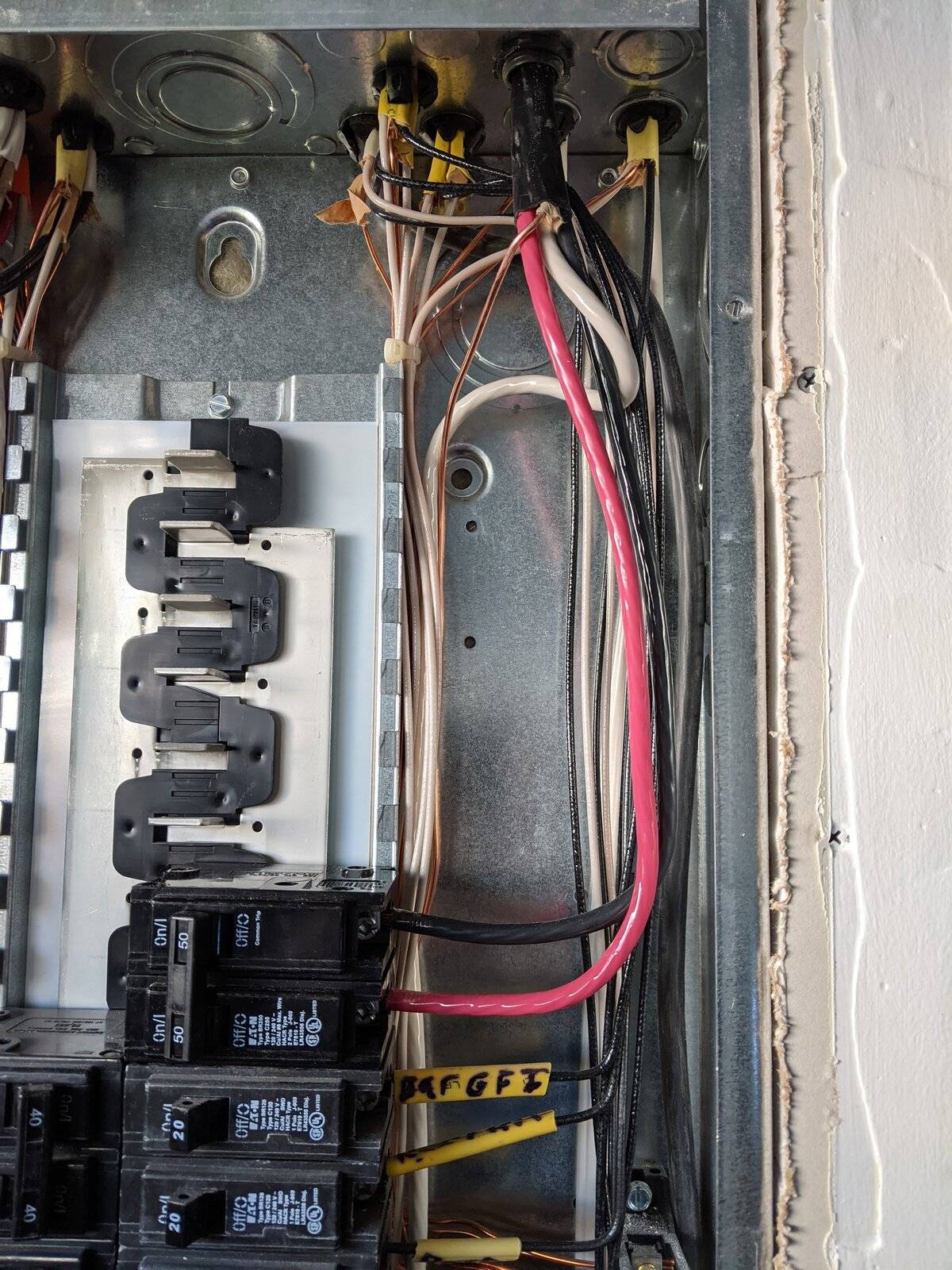 Ford Mustang Mach-E Things to consider when DIY installing a wall charger / outlet PXL_20201114_175537652