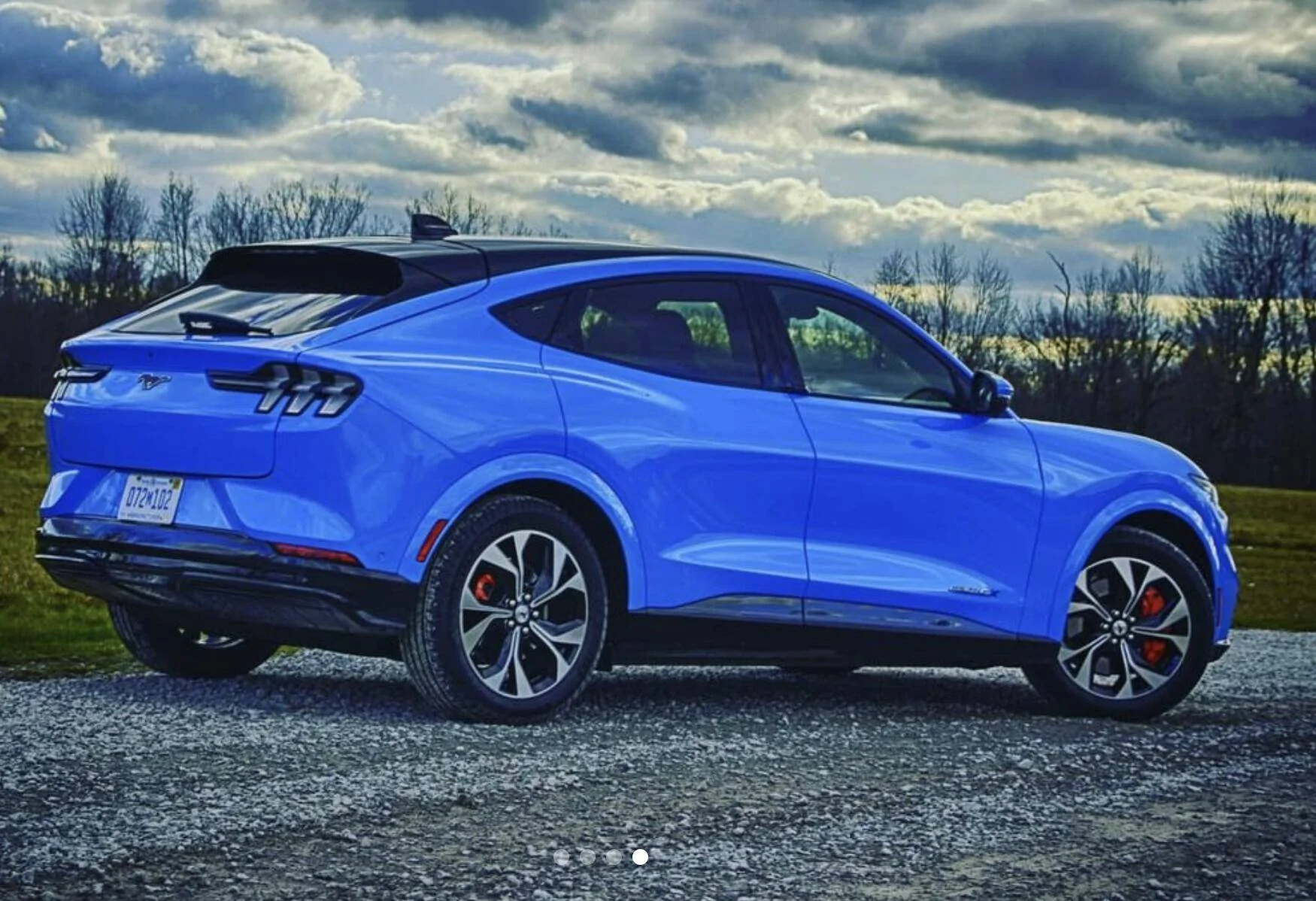 Ford Mustang Mach-E GRABBER BLUE Mach-E Photos Screen Shot 2020-11-23 at 8.31.08 PM