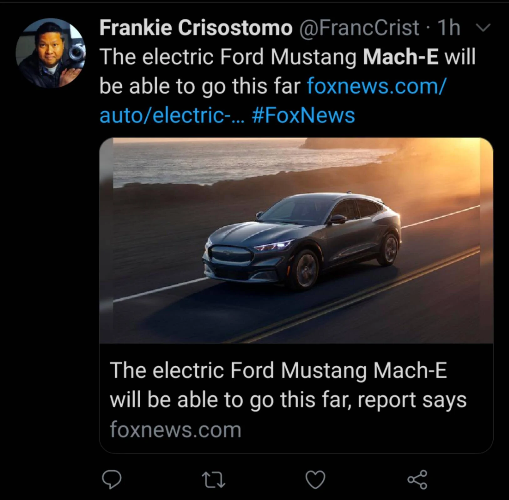 Ford Mustang Mach-E News already bashing Screenshot_20201123-124117