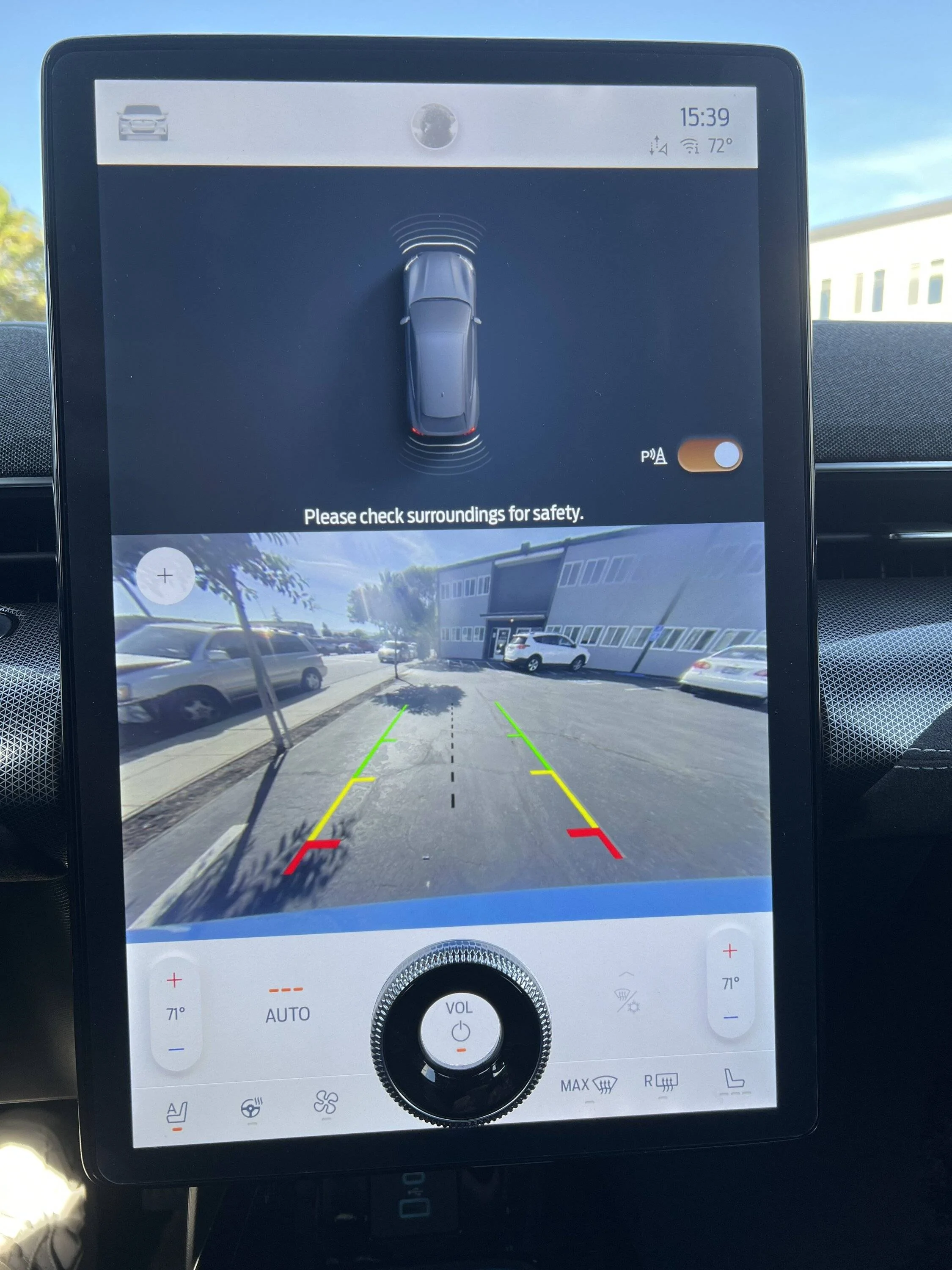 Ford Mustang Mach-E Backup Camera Location imag