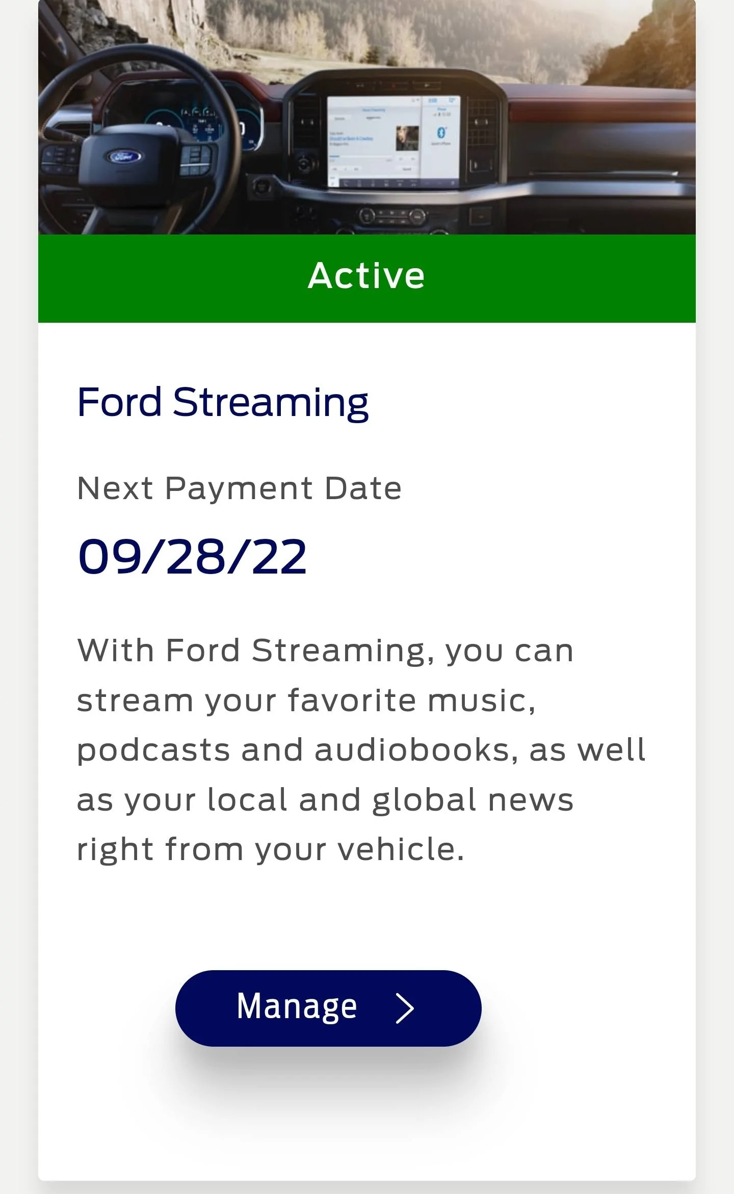 Ford Mustang Mach-E Installed Sync APIM Update in FDRS ('21 GTPE Job 2) -- Summary of Changes Screenshot_20220928_150332