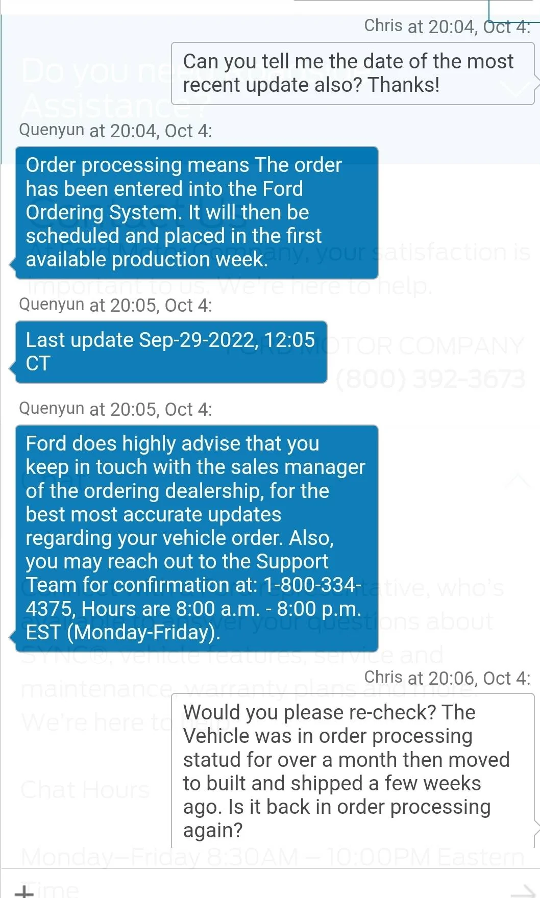 Ford Mustang Mach-E 9/12/22 Build Week Chat Screenshot_20221004_202402_Chrom