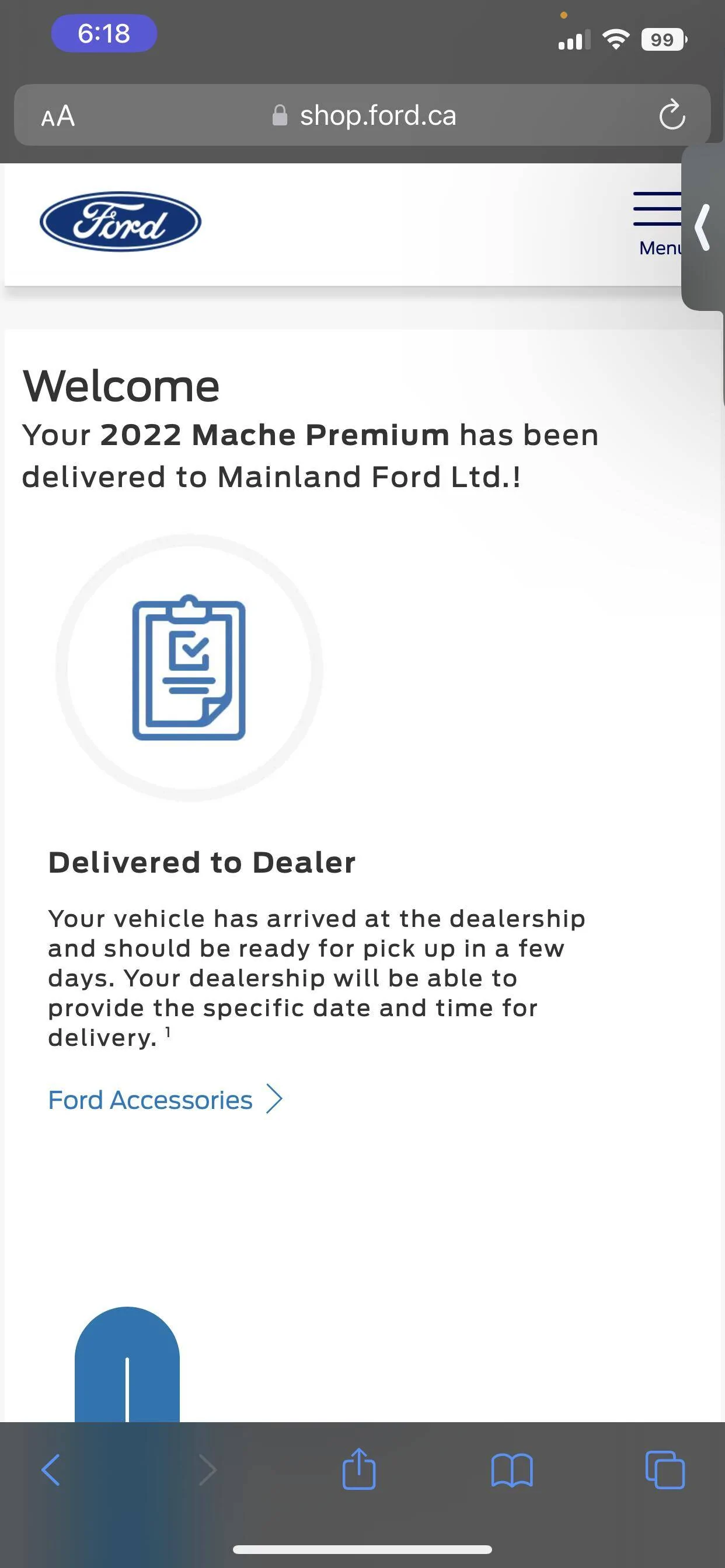 Ford Mustang Mach-E Canada order timeline D52746A0-BBB4-4B11-9357-6C558BD64275