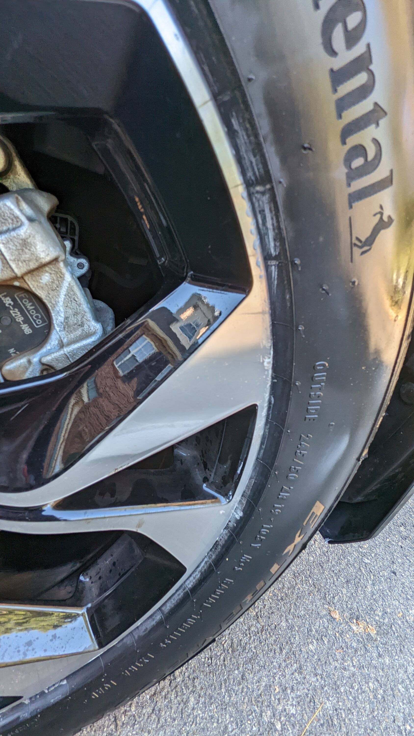 Ford Mustang Mach-E Mach-E Tire Upgrade to 245's & Range Test PXL_20221009_193653482
