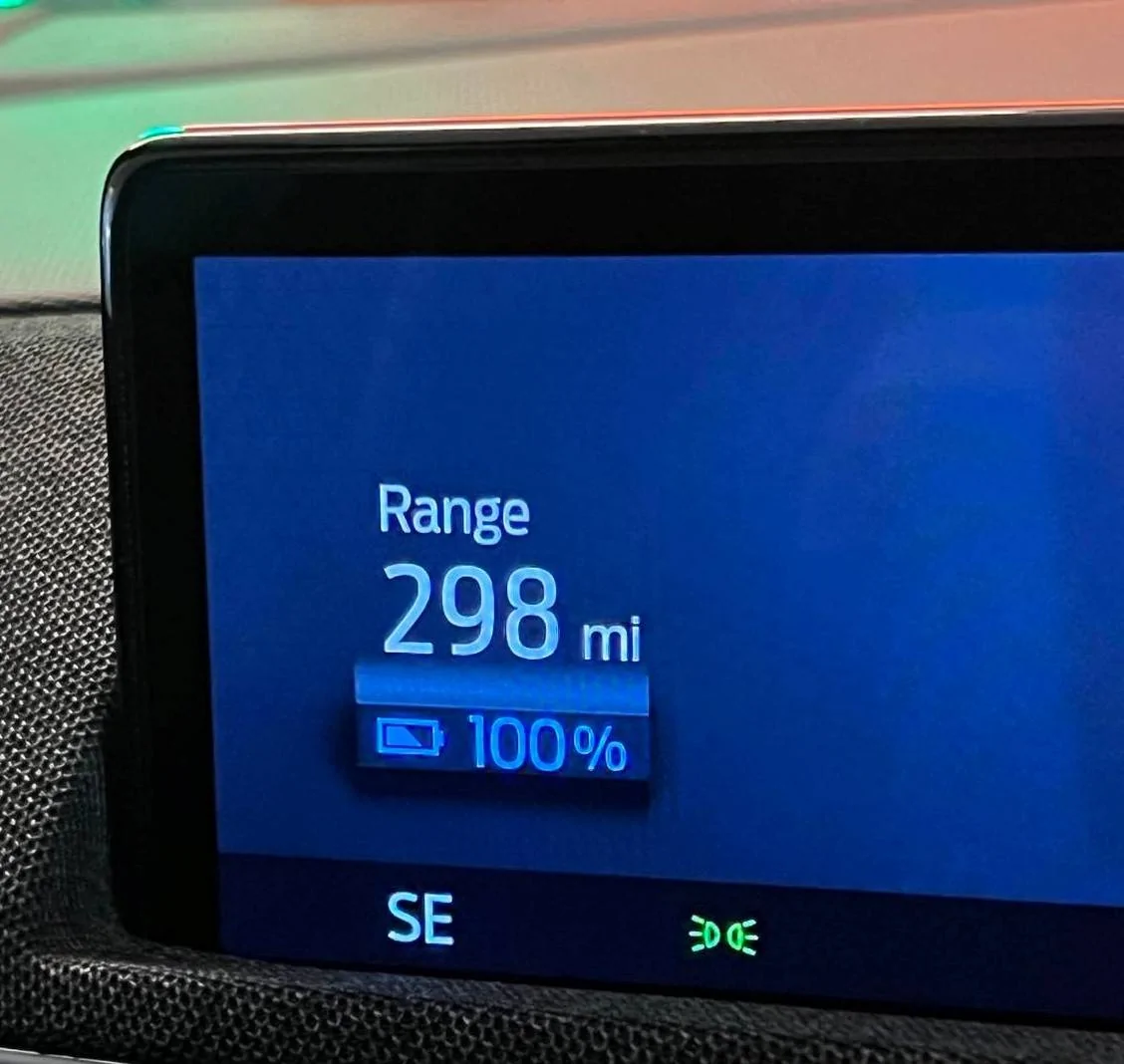 Ford Mustang Mach-E Highest miles 100% charged @ 291 311245634_648943466842737_49759294906593959_n