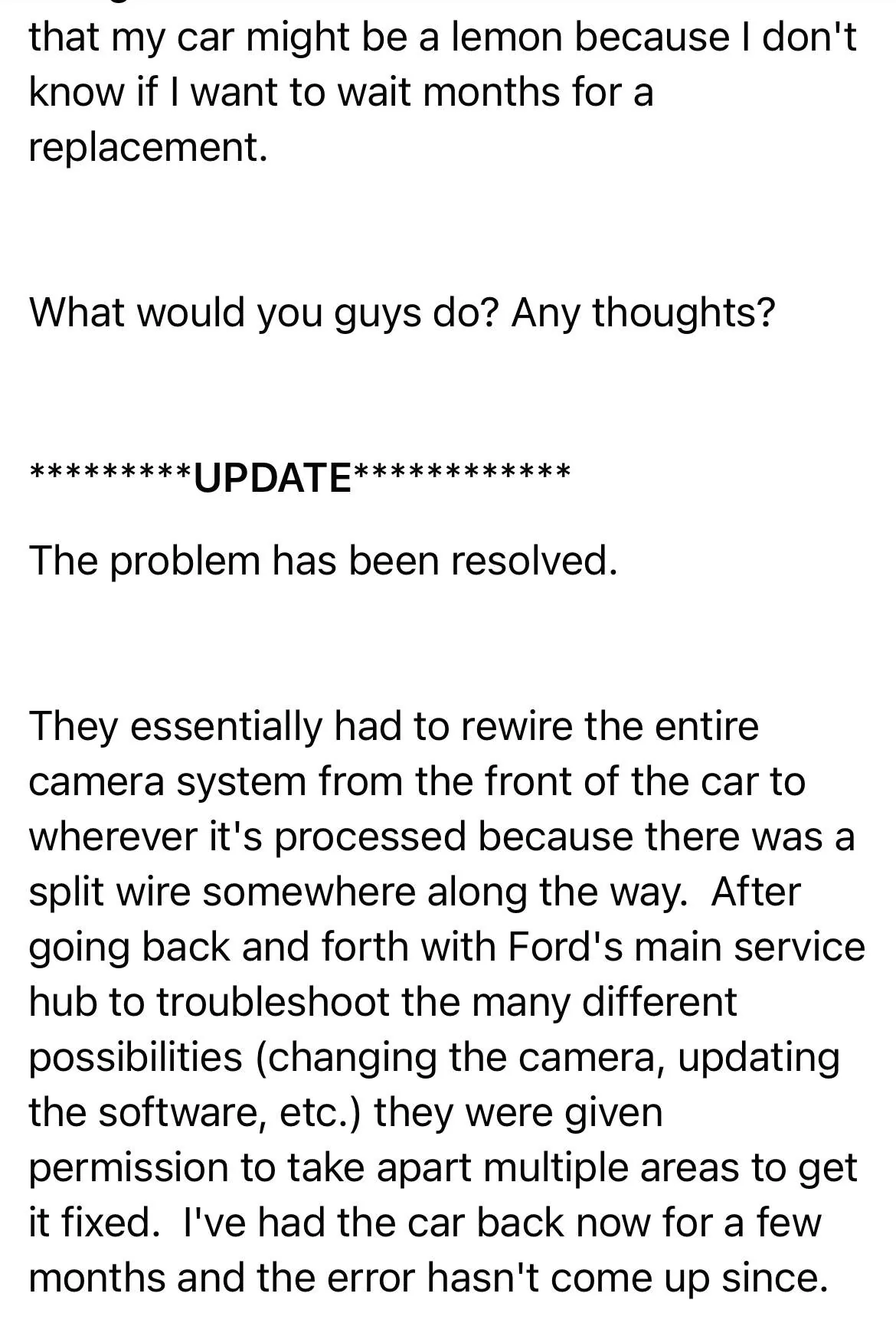 Ford Mustang Mach-E Front Camera Fault & Pre-Collision Assist Not Available Errors B61BA30E-315B-4D31-9728-54FECAD7F2CA