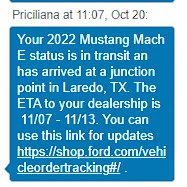 Ford Mustang Mach-E 10/03/22 Build Week Gang 1666278540787