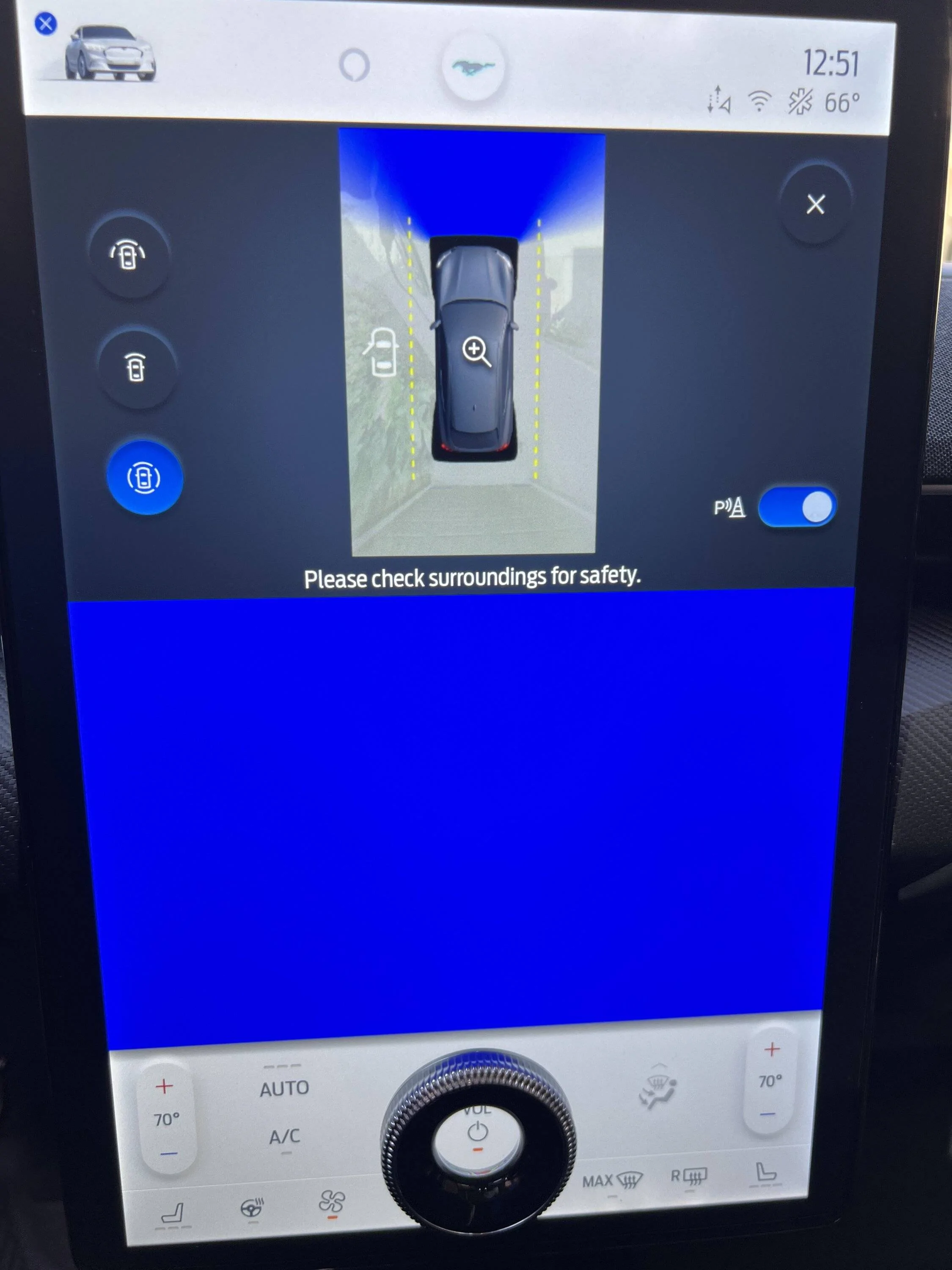 Ford Mustang Mach-E 360 Camera problem, blue blur 7F9338B0-70CF-4C17-BF9A-FFD838129F76