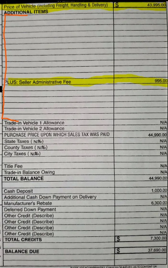 Ford Mustang Mach-E Urgent help needed. What's the final price to pay for Mach-e after all the paperwork? 1666920193498